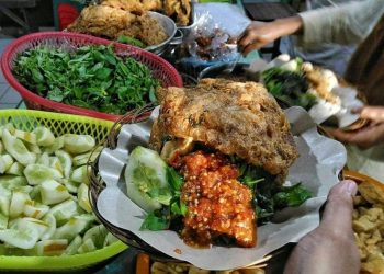 Nasi tempong terbaik.