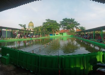Kolam pancing.
