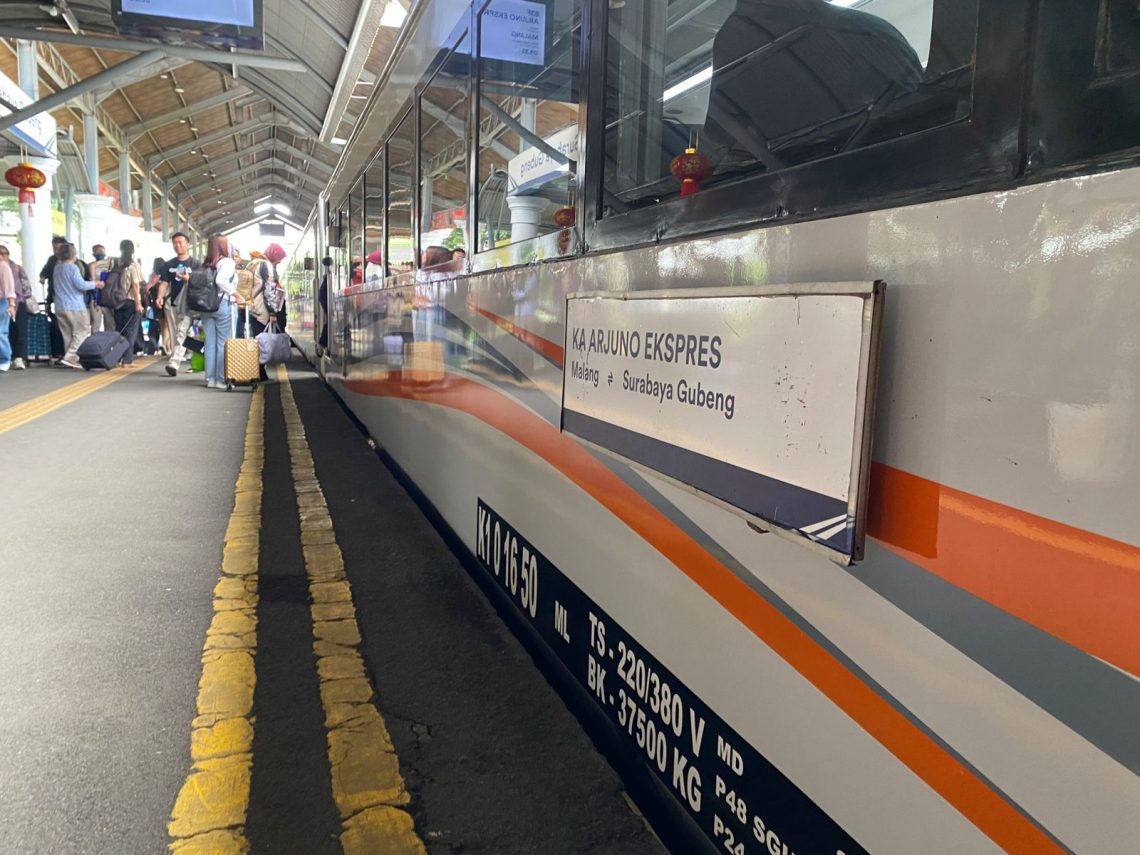 Kereta Api Tambahan Dioperasikan di Stasiun Malang Jelang Libur Panjang Akhir Januari 1 KA