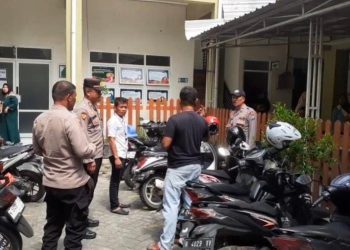 Tak Ada Penjaga Parkir, Maling Motor Gasak Kendaraan Pengunjung Puskesmas Ngempit Kraton Pasuruan 1 Maling motor.