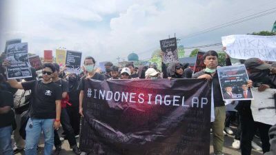 Demo Indonesia Gelap.