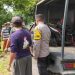 Kecelakaan bus vs motor.