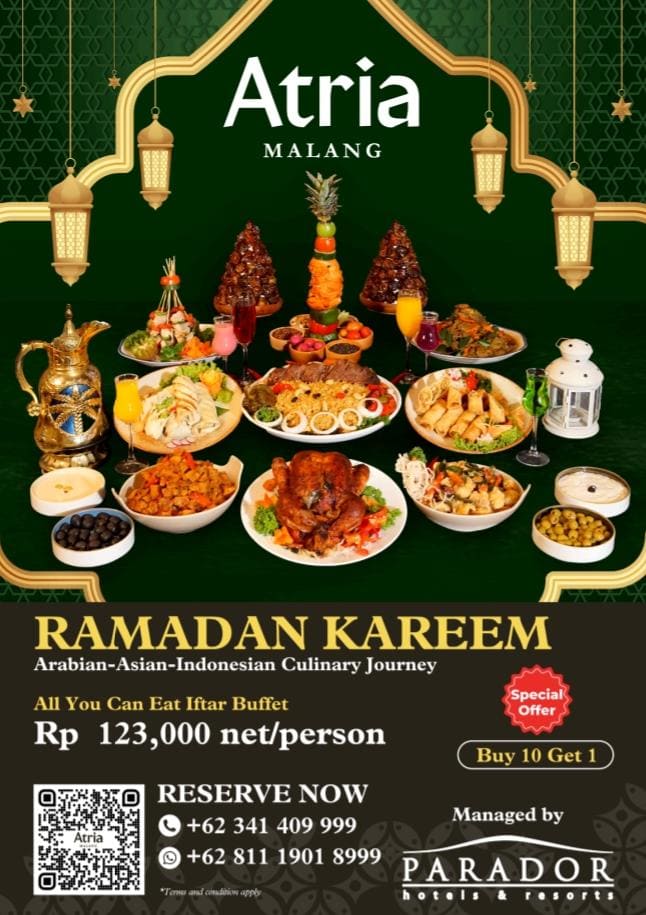 Menu Ramadhan di Atria Hotel Malang 2025.