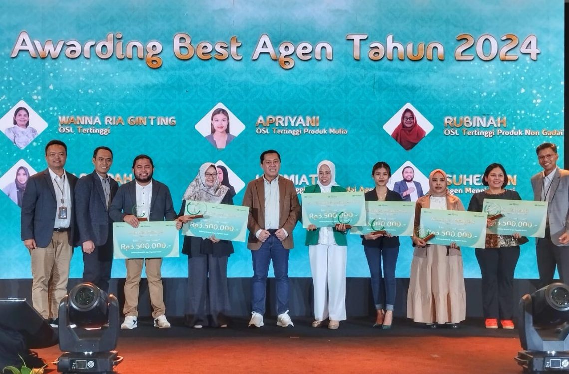 Agen Terbaik Se-Indonesia Raih Pegadaian Awards 2024, Omzet Rp7 Triliun Perluas Jaringan Perusahaan 1 Agen terbaik.