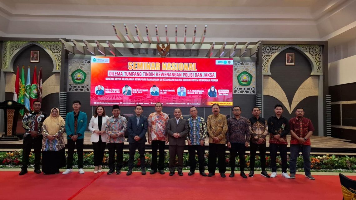 Penyusunan RUU KUHAP Tuai Pro Kontra, FH Unisma Cari Solusi Terbaik lewat Seminar Nasional 1 RUU KUHAP.