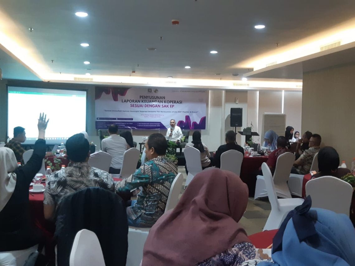 Laporan keuangan koperasi.