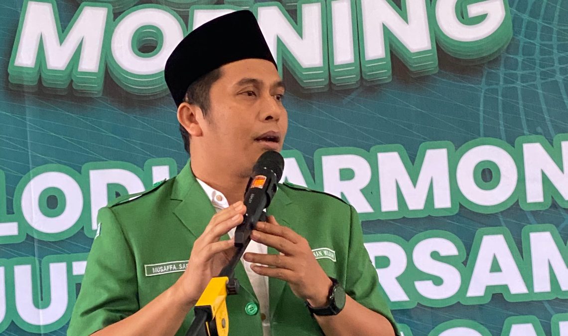 GP Ansor Jatim Pertanyakan Izin Aksi Demo Diduga Massa HTI di Surabaya 1 H Musaffa Safril