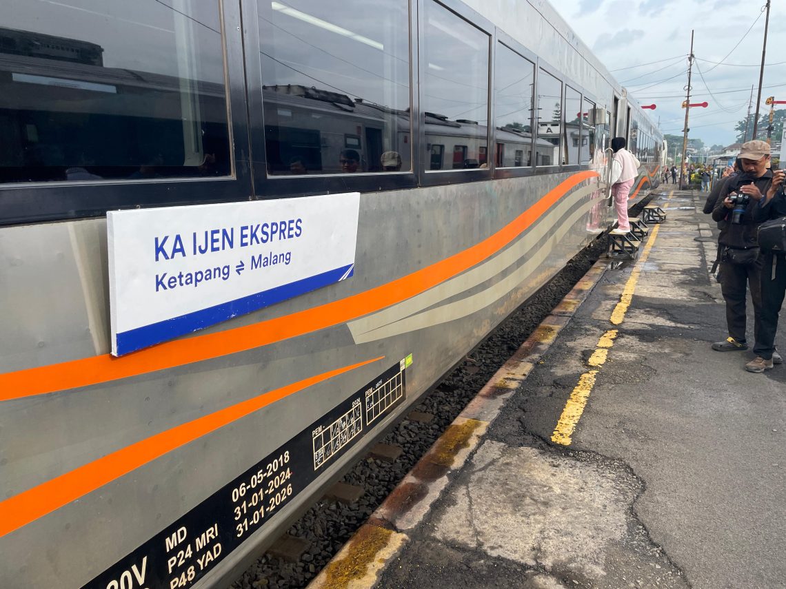 Makin Mudah ke Bali! Hari Ini KAI Luncurkan KA Ijen Ekspres Relasi Malang-Ketapang 1 KA Ijen Ekspres