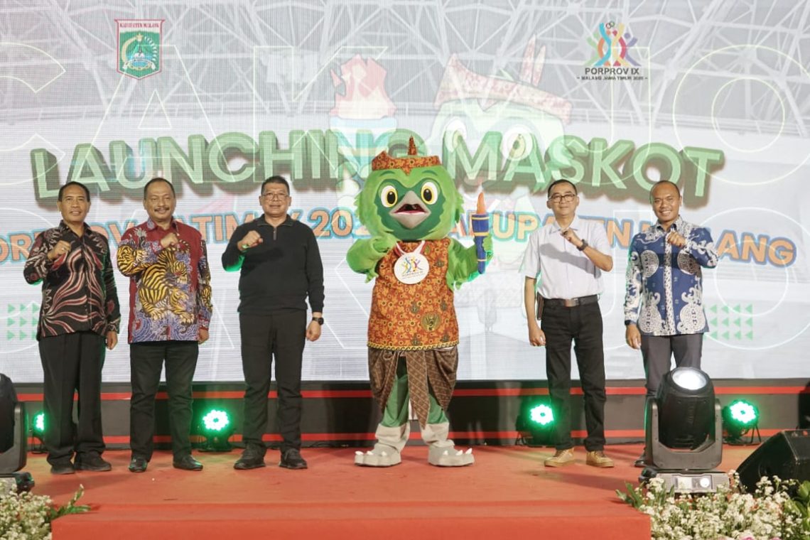 Maskot Porprov IX Jatim 2025
