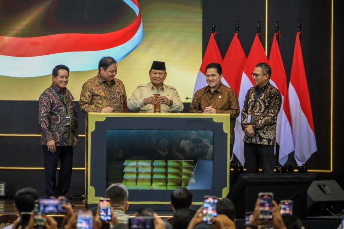 Presiden Prabowo Resmikan Layanan Bank Emas Pegadaian, BRI Group Semakin Optimis Perkuat Ekonomi Nasional 1 Pegadaian