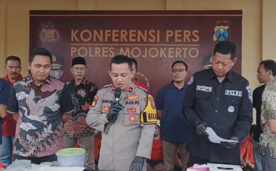Pelaku Kejahatan di Mojokerto
