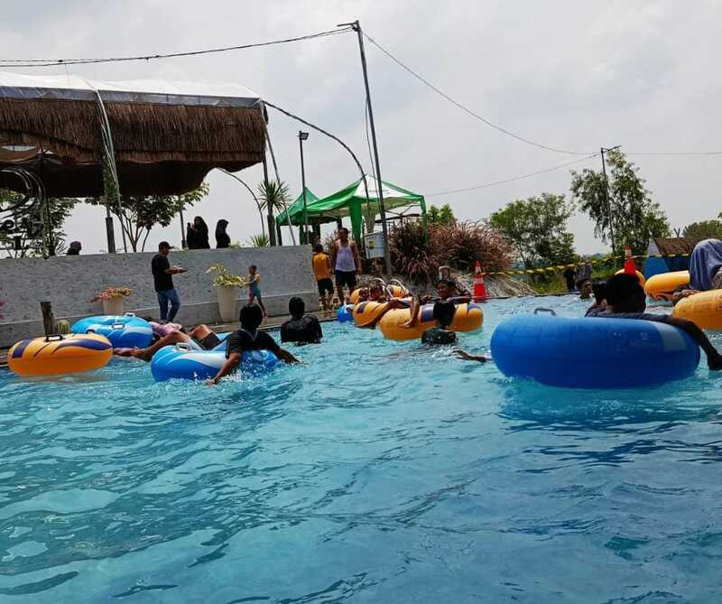 Wisata air di Mojokerto.