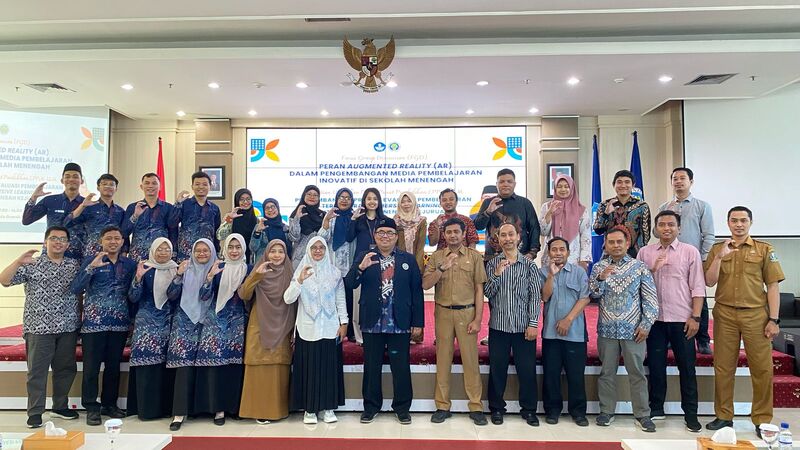 Uji Coba Media Pembelajaran AR, LPPM UM Kembangkan Inovasi untuk Guru 2 LPPM UM gelar FGD.