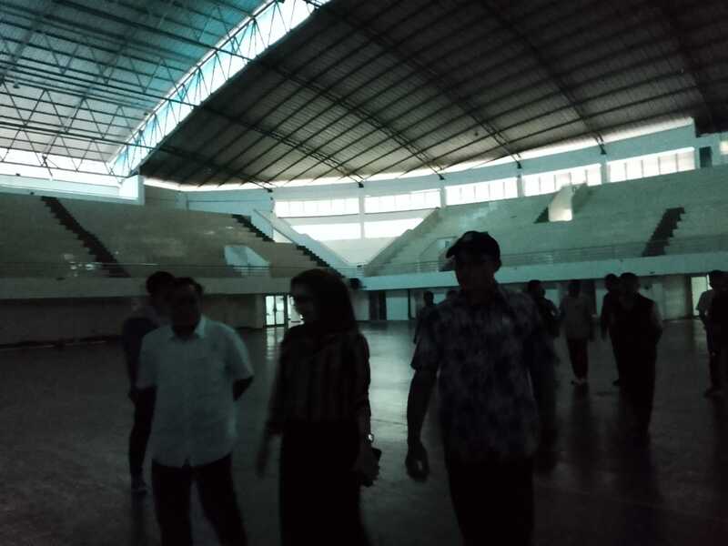 Sidak Venue Porprov Jatim, DPRD Kota Malang Temukan Atap GOR Ken Arok Bocor 4 DPRD Kota Malang di GOR Ken Arok.