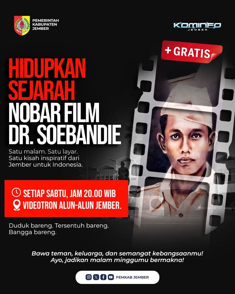 Pahlawan Jember dr Soebandi.