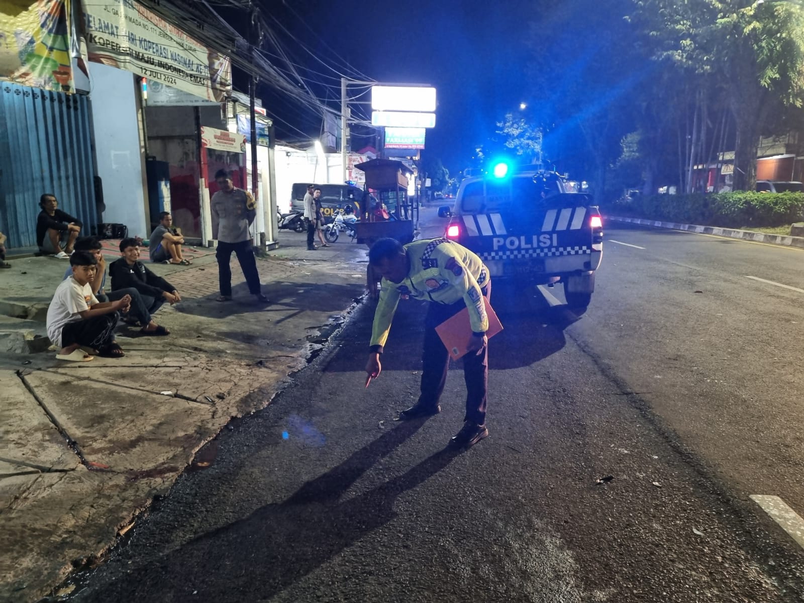 Kecelakaan Jalan Gajah Mada Jember