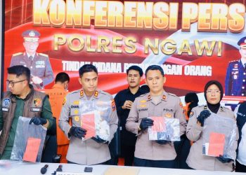 Peredaran uang palsu.