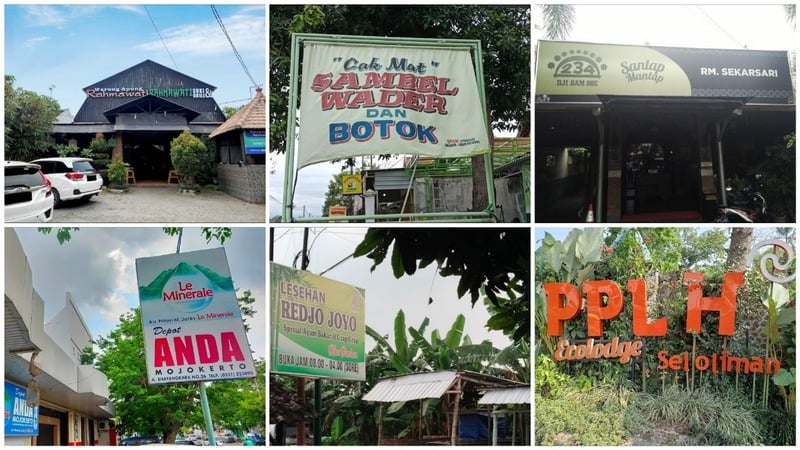 Resto lokal Mojokerto.