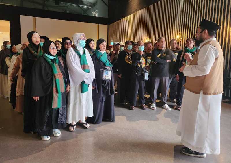 Jelang Armuzna, Aktivitas Jemaah Haji Mojokerto saat Tunggu Puncak Haji 2025 1 Jemaah haji Mojokerto.