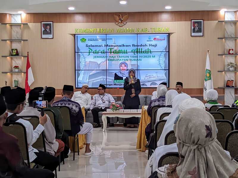 Jemaah haji cadangan Tuban.