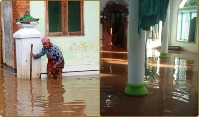 Hujan Deras! Banjir Rendam Permukiman Warga di Pasuruan 1 Banjir Rendam Pemukiman Warga
