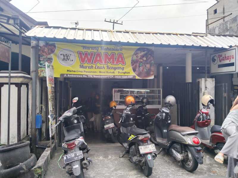 Warung Mahasiswa WAMA di Malang, Jujukan Mahasiswa Kulineran Murah dan Enak Dekat Kampus UM 1 Warung Mahasiswa WAMA.