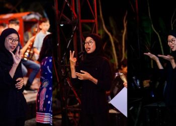 Penerjemah bahasa isyarat di Jember.