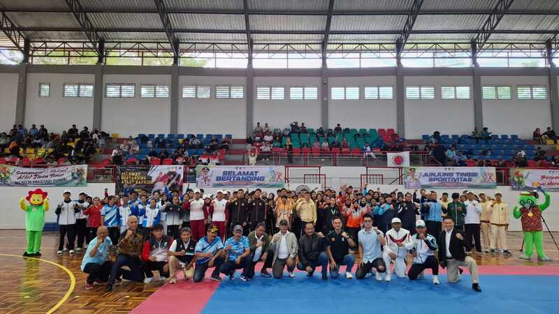 Atlet hapkido di Porprov IX Jatim.