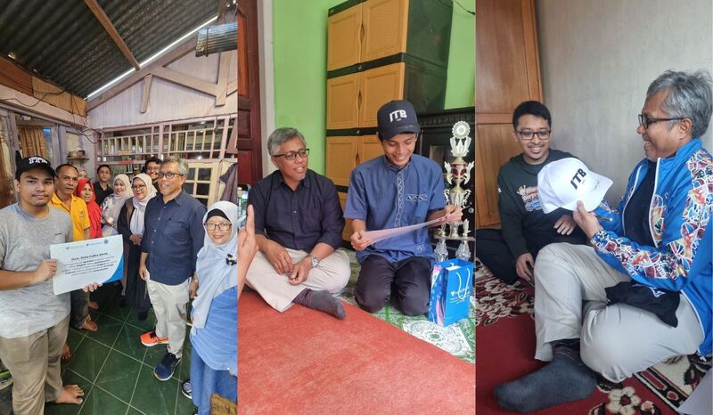 Nauli, Devit, Deka: Mahasiswa Baru ITB yang Dijemput Rektor 1 Mahasiswa baru ITB.