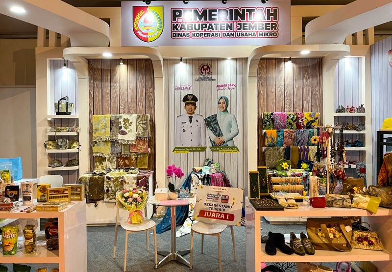 Stand terbaik Kabupaten Jember.