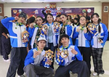 Atlet dancesport Kota Malang.