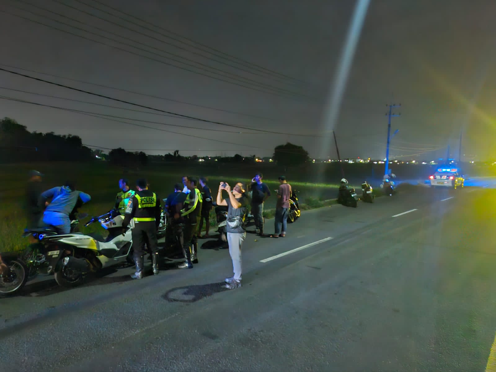 Puluhan Sepeda Motor Terjaring Razia Balap Liar Dini Hari di Jalur Soekarno-Hatta Tuban 2 balap liar