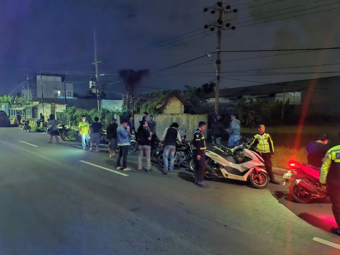 Puluhan Sepeda Motor Terjaring Razia Balap Liar Dini Hari di Jalur Soekarno-Hatta Tuban 1 razia balap liar