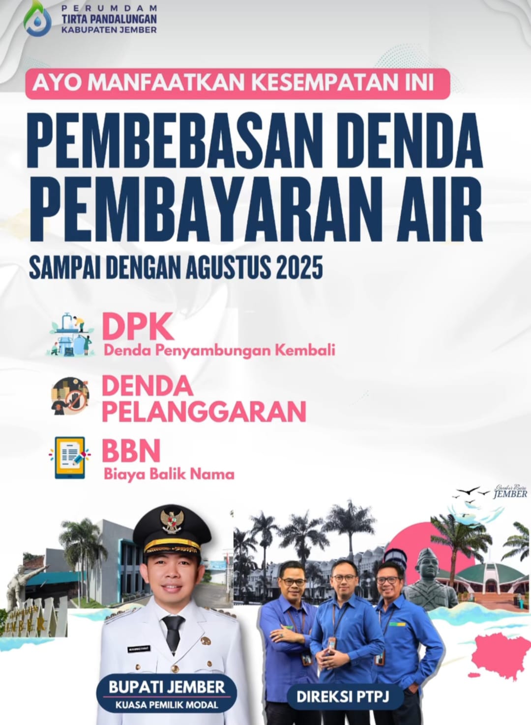 hapus denda dan biaya sumbangan