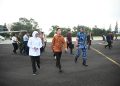 Suasana Penyambutan Wapres RI di Lanud Abd Saleh Malang 11 Wapres RI
