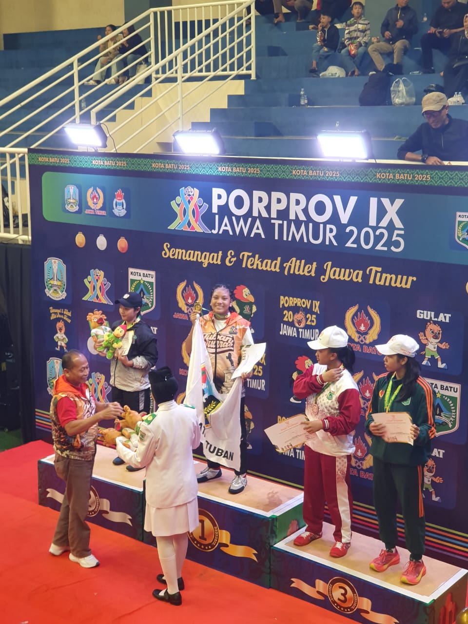 Akhirnya! Tuban Raih Emas Pertama di Porprov Jatim 2025 Lewat Cabor Gulat 1 Porprov Jatim