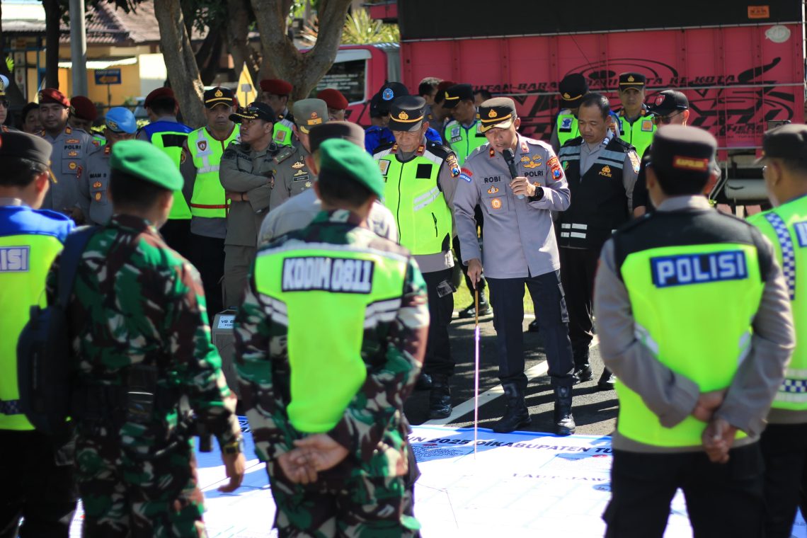 Ribuan Personel Gabungan Disiagakan Jelang Pengesahan Warga Baru PSHT Tuban 1 calon warga baru PSHT