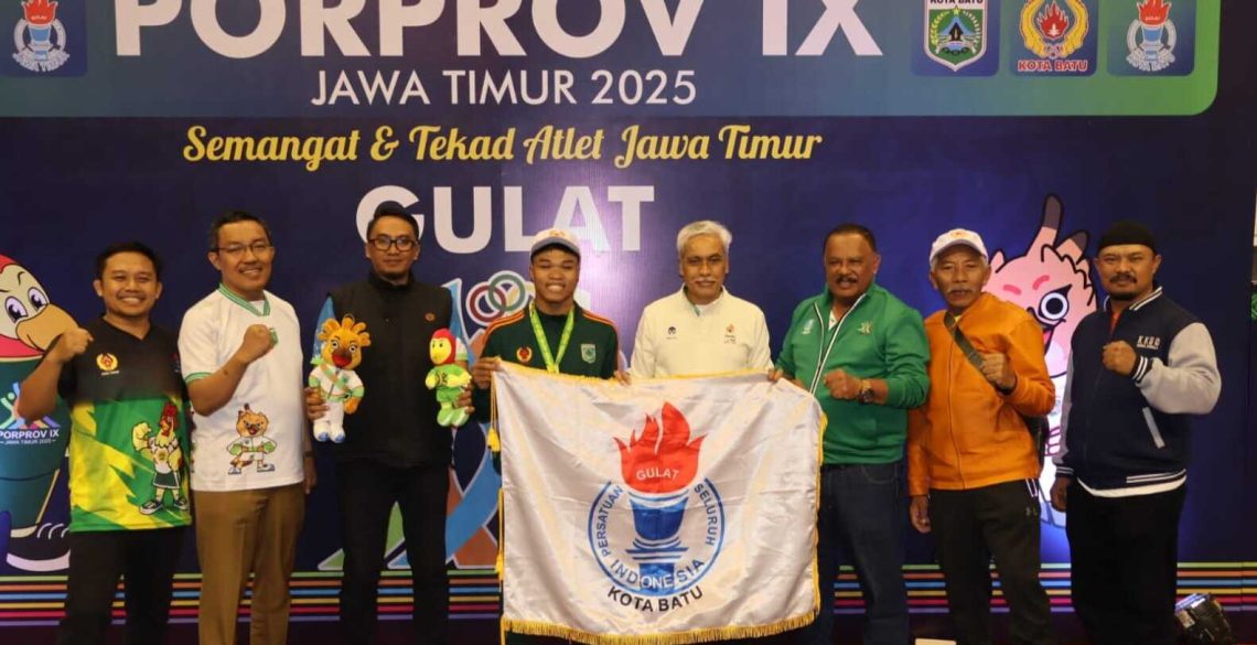 Atlet Gulat Kota Batu Juara Umum Porprov IX Jatim 2025, KONI Beri Bonus Peraih Emas 1 Atlet gulat Kota Batu.