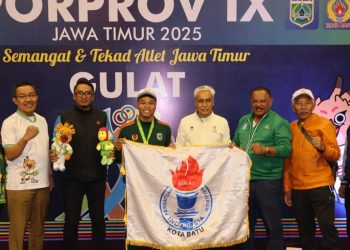 Atlet gulat Kota Batu.