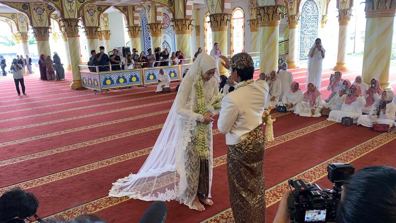 Sakral! Pernikahan Megawati dan Dio Dipenuhi Isak Haru saat Doa Suami Istri 1 Megawati dan Dio.