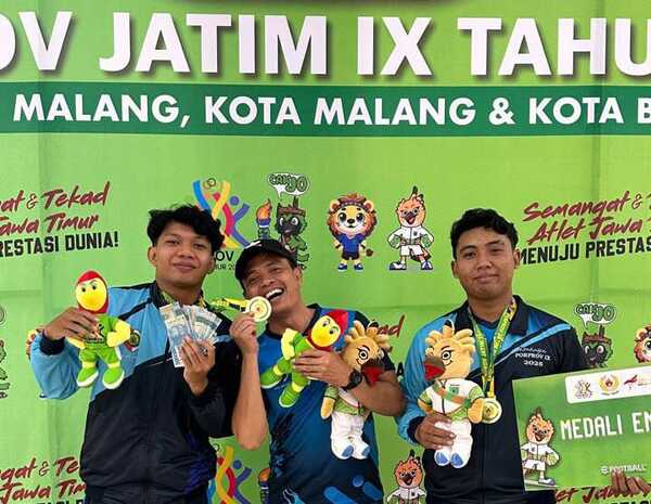 Anomali Kontingen Kabupaten Mojokerto di Porprov Jatim 2025: Torehan Emas Naik, Klasemen Akhir Turun 1 Kontingen Kabupaten Mojokerto.