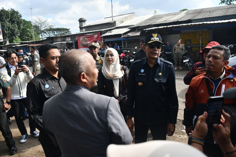 Lapak pedagang Pasar Gadang Malang.