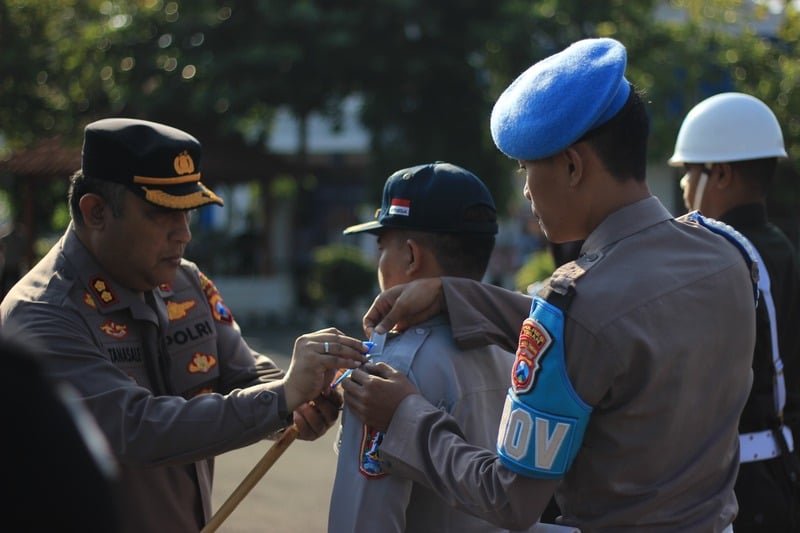 Motor konvoi di Tuban.