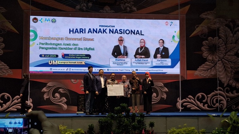Hari Anak Nasional di Universitas Negeri Malang.