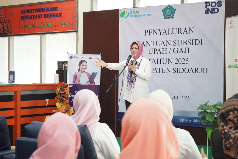 Penerima BSU Kabupaten Sidoarjo.
