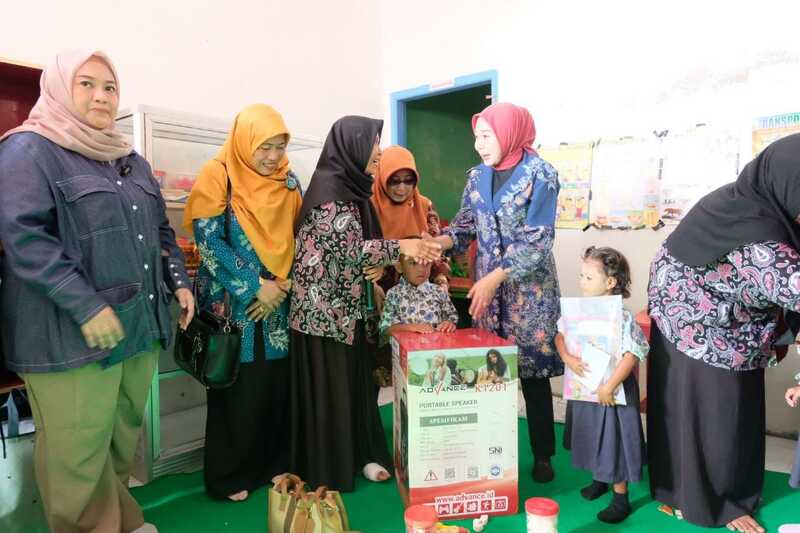 Bunda PAUD Sidoarjo di sekolah satu atap.