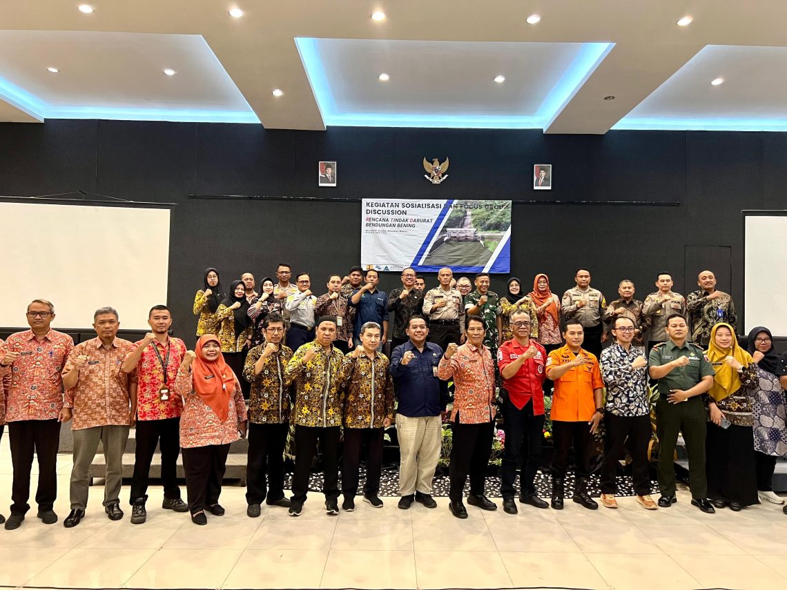 Pemkab Sidoarjo Bersama Enam Daerah Lain Teken Komitmen Kesiapsiagaan Darurat Bendungan Bening 1 Pemkab Sidoarjo