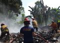 Warga Panik! Gudang Rongsokan di Tuban Ludes Dilalap Api
