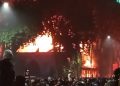 Gedung Grahadi Terbakar