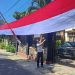 Sambut HUT RI Ke-80, Warga Tuban Bentangkan Bendera Merah Putih Hampir 1 KM 10 Bendera Merah Putih.